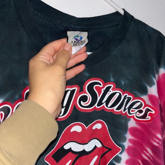 Liquid blue Rolling Stones Tie-Dye T-Shirt XL - Picture 4 of 6